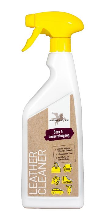 B & E Leather Cleaner - Step 1, 500 ml, Front