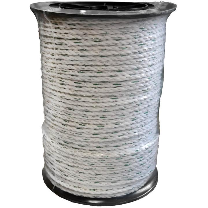BRAMA-WEST Weidezaunseil 200m x 6mm - 3 x 0,3mm Niro + 3 x 0,3mm CU