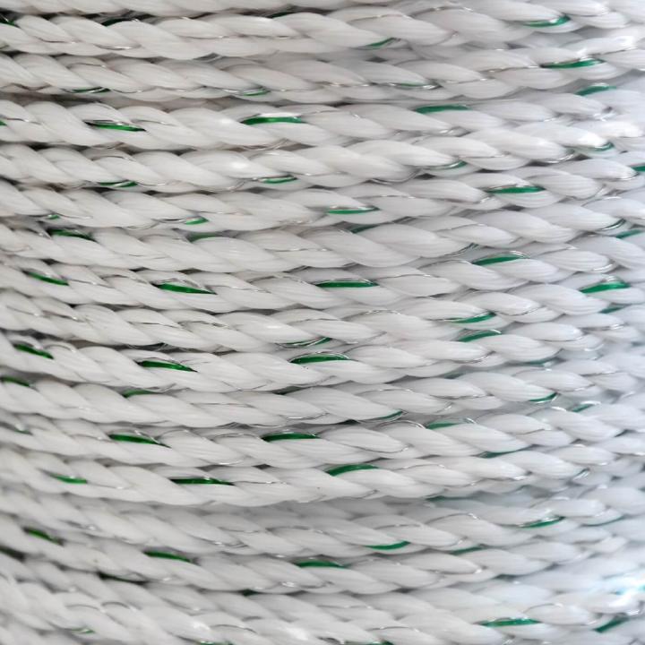 BRAMA-WEST Weidezaunseil 200m x 6mm - 3 x 0,3mm Niro + 3 x 0,3mm CU