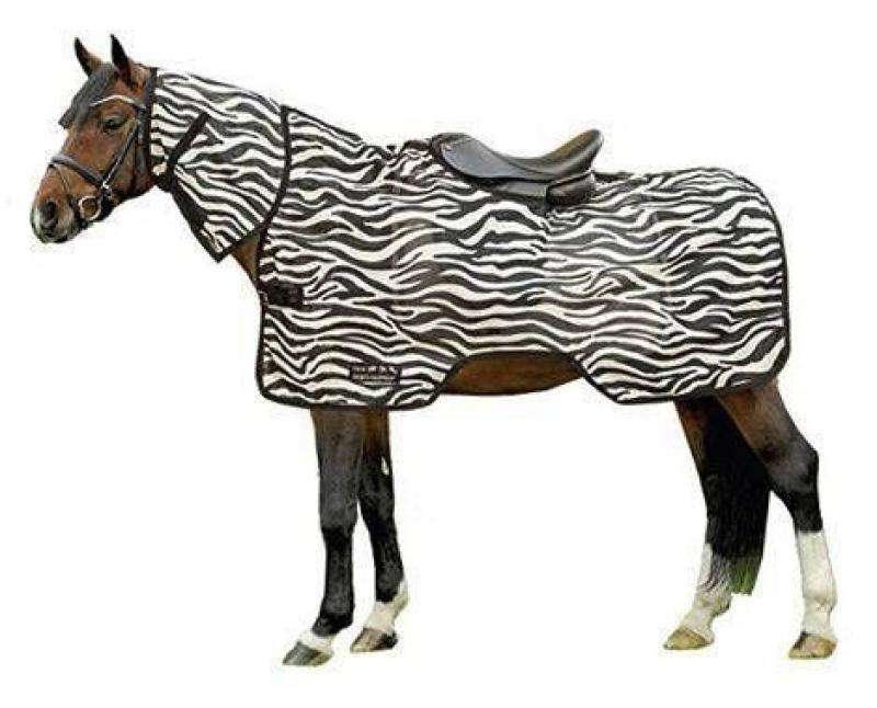 Fliegenausreitdecke Zebra