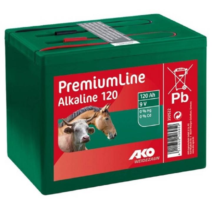 Alkaline Trockenbatterie 9 Volt 120 Ah