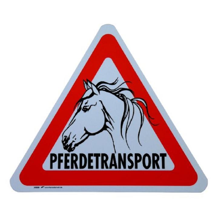 Hinweisschild Pferdetransport