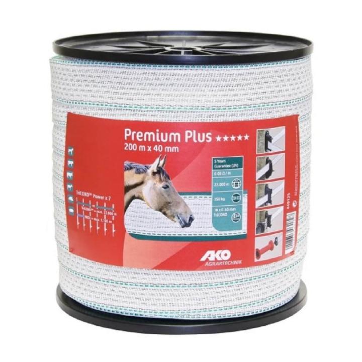 Weidezaunband Premium Plus 200m x 20mm/40mm