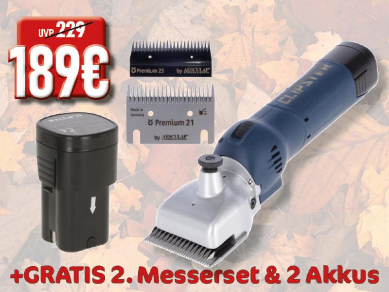 Aktionsbild Schermaschine mit Zubehör