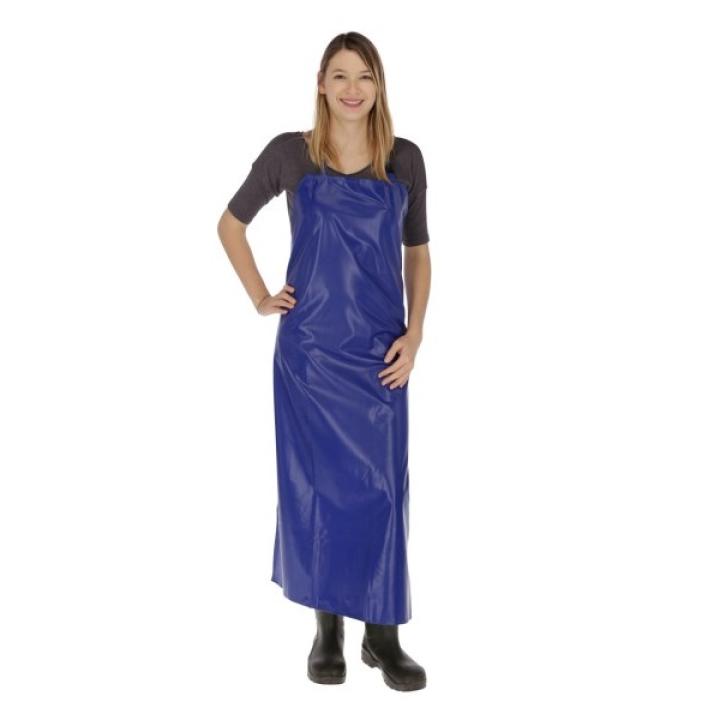Melkschürze blau