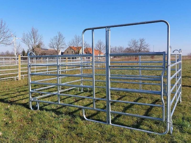 Panelbox mit Fressgitter für Pferde und Ponys 3m x 3,6m