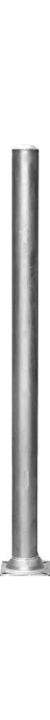 Pfosten mit Boenplatte (Standard), Durchmesser 102 mm