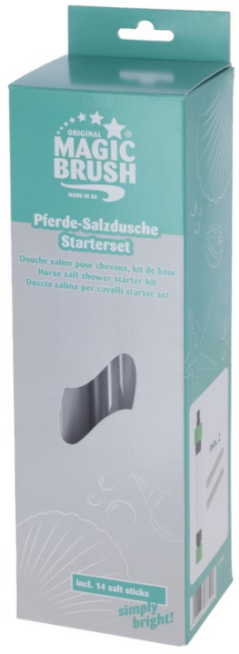 MagicBrush Pferde-Salzdusche Starterset