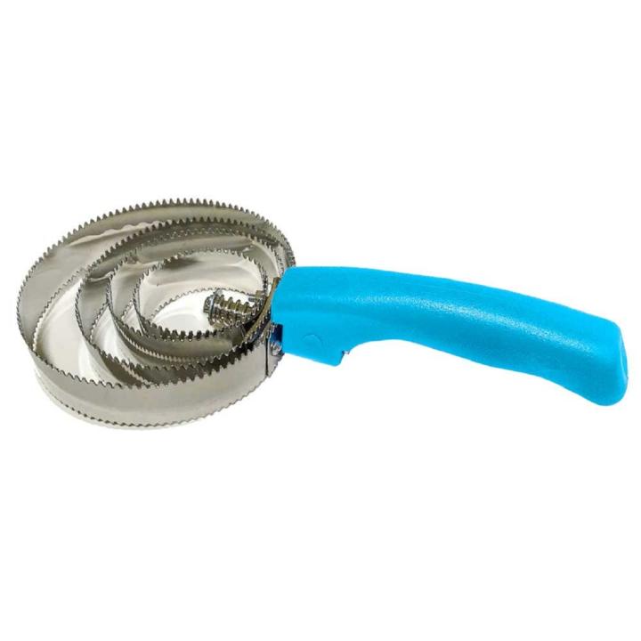 Federstriegel, 4 Edelshalringe, Waldhausen, Hellblau