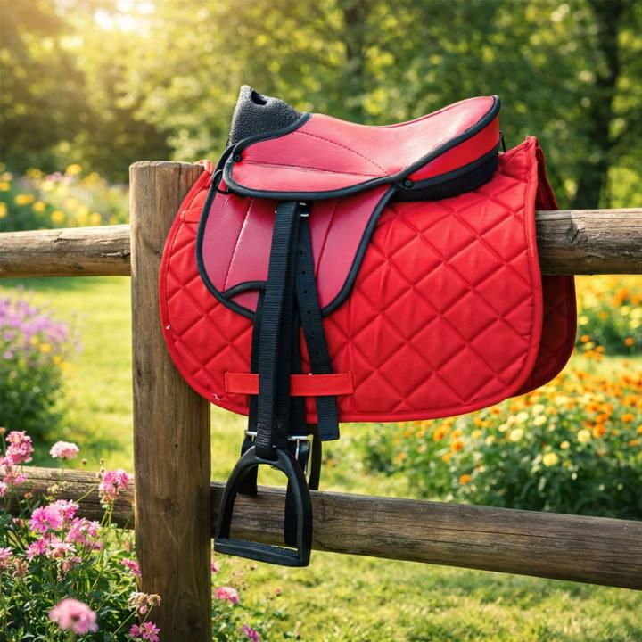 Sattelset "My happy Pony" Rot