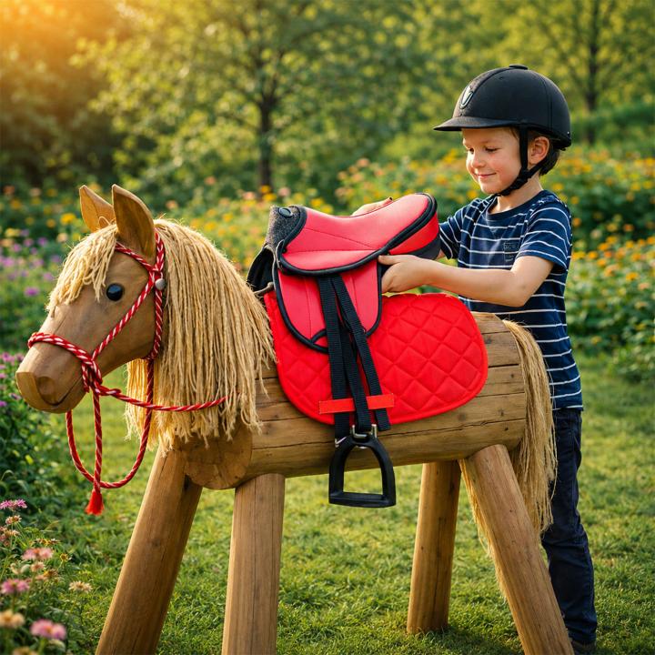 Sattelset "My happy Pony" Rot