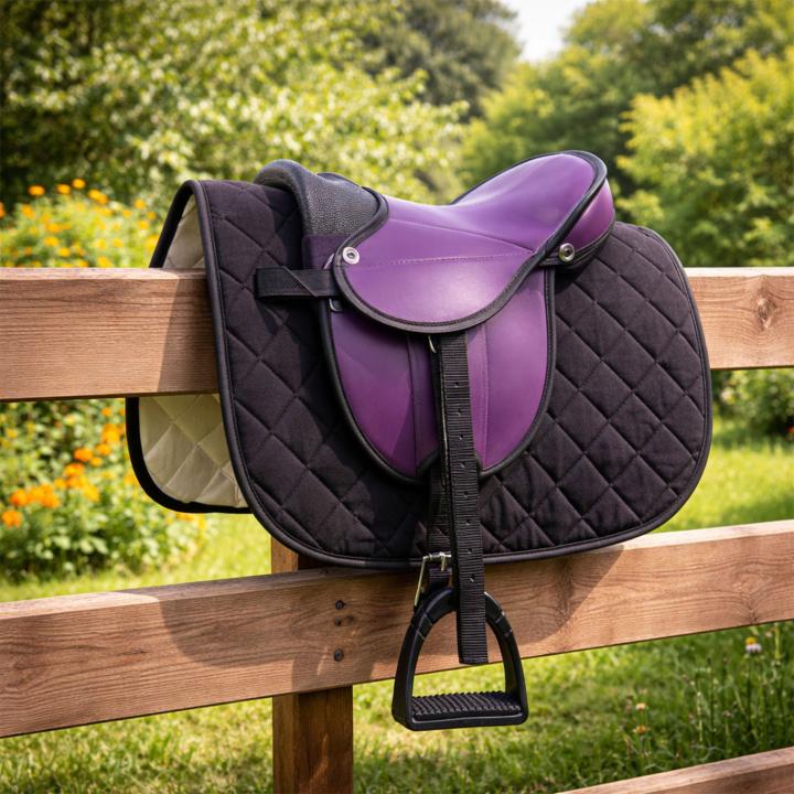 Sattelset "My happy Pony" lila