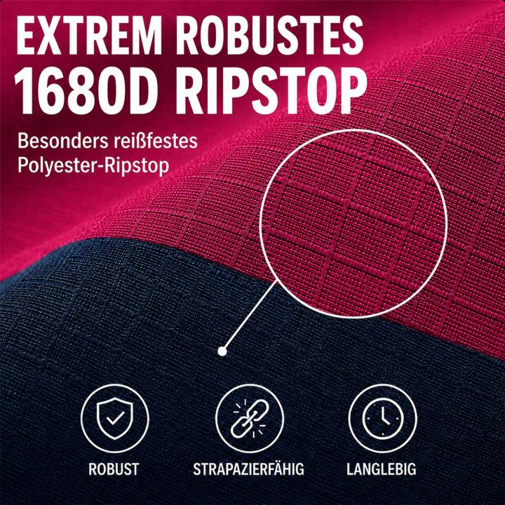 Winterdecke Caruso Turnout 1680D 100GSM - Raspberry/Navy