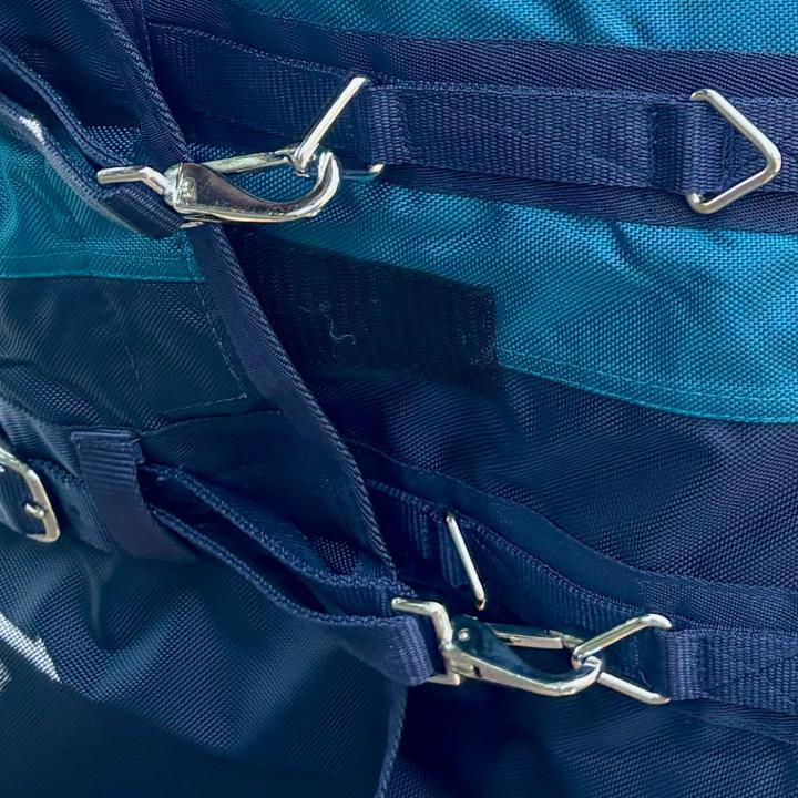 Winterdecke Oscar Turnout 1680D 50GSM - Petrol/Navy