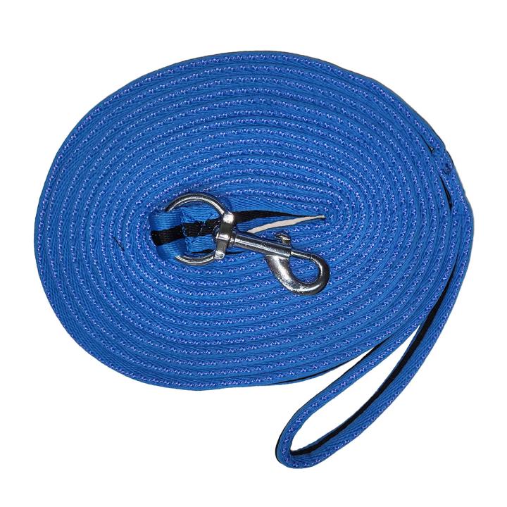 Softlonge mit schwarzen Streifen blau/schwarz