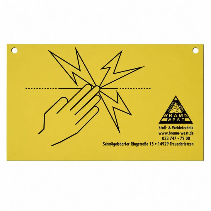 Warnschild - Elektrozaun