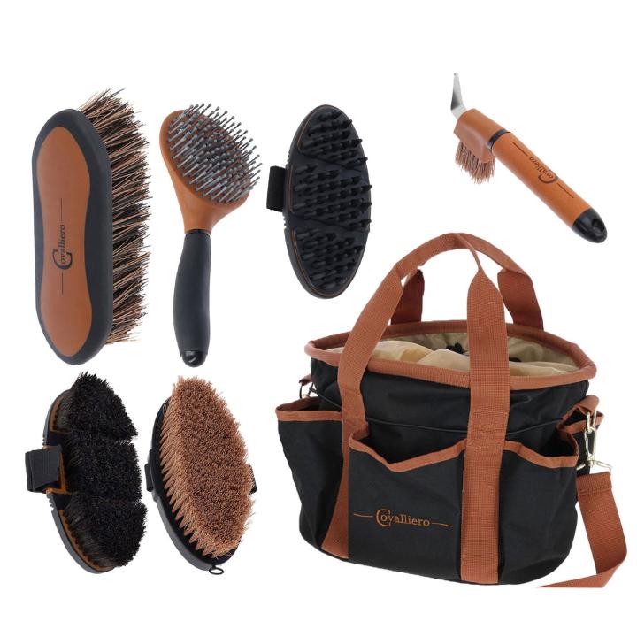 Covalliero 7-Teiliges Set braun/schwarz
