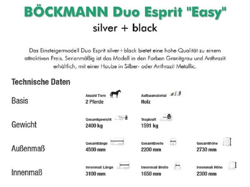 BÖCKMANN Duo Esprit silver & black "Easy"