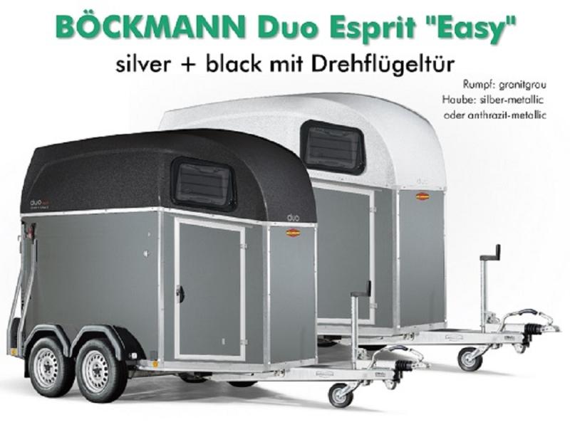BÖCKMANN Duo Esprit silver & black "Easy" mit Drehflügeltür