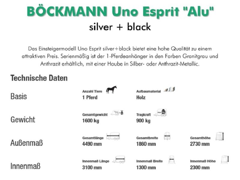 BÖCKMANN Uno Esprit silver & black "Alu"