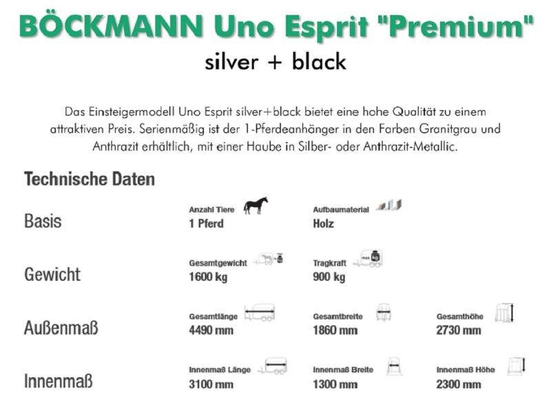 BÖCKMANN Uno Esprit silver & black "Premium"