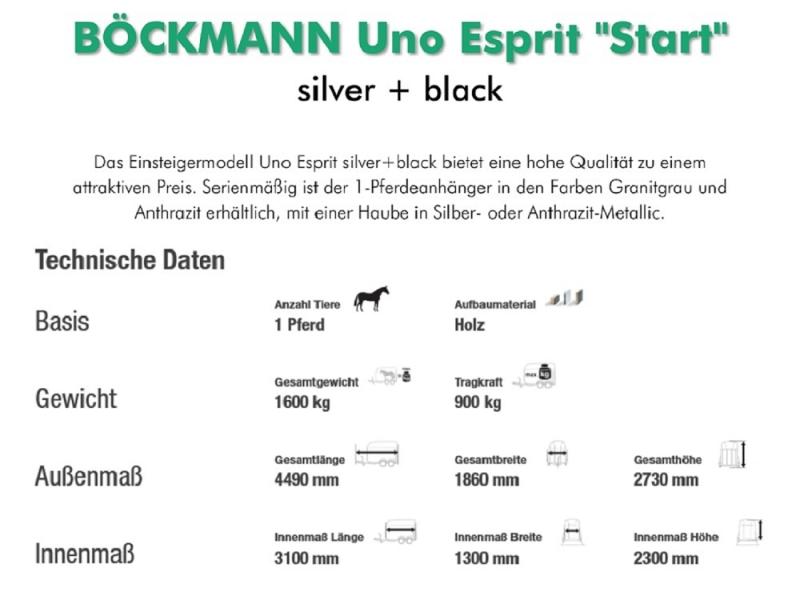 BÖCKMANN Uno Esprit silver & black  "Start"