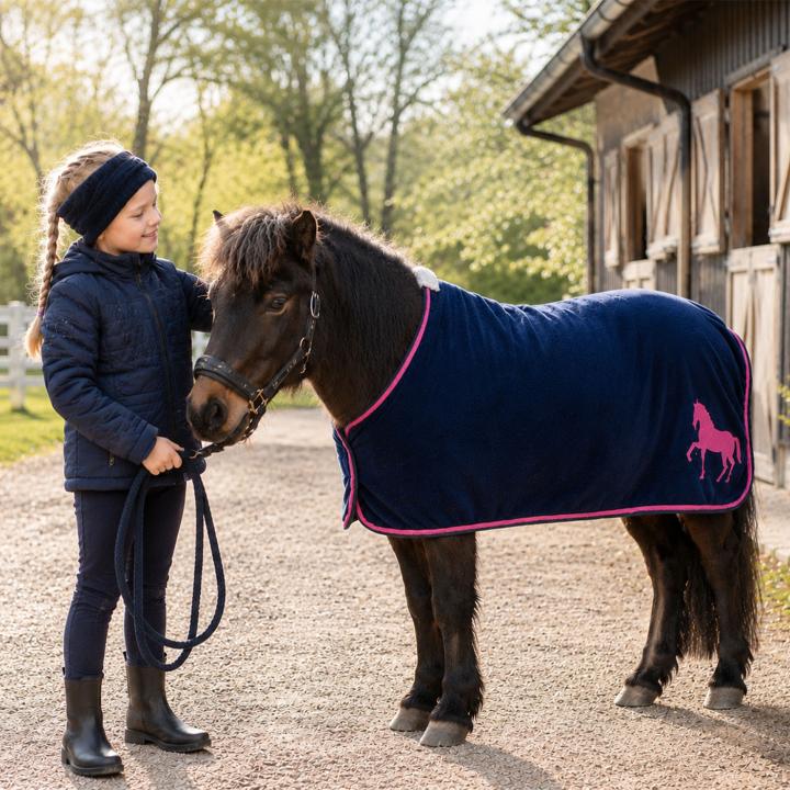 Abschwitzdecke Mini Navy