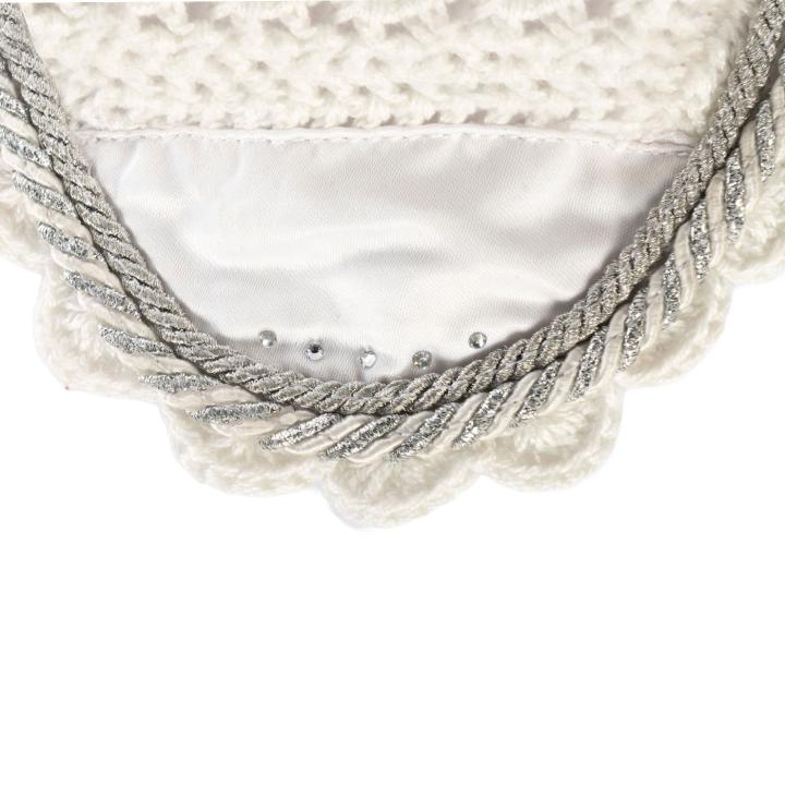 Fliegenhaube weiß Detail