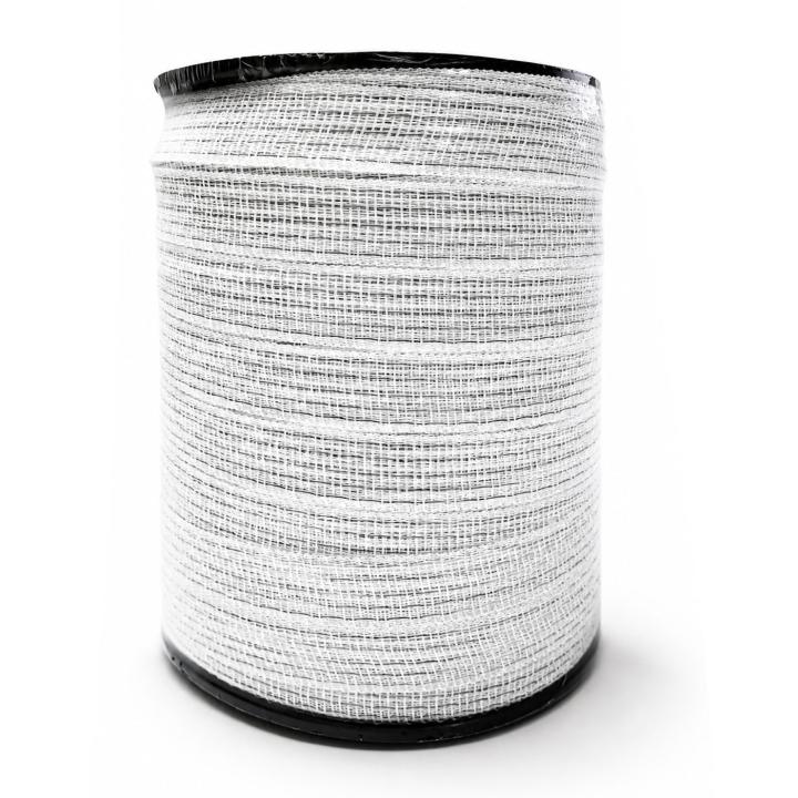 Elektrozaunband 20 mm x 200 m Weiß – Weidezaunband mit TriCOND Leitern