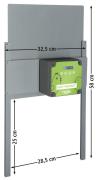 Automatische Hühnertür Komplettset EasyProtect klein