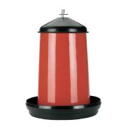 Futterautomat unten schwarz, mitte rot, oben schwarz, 27 Liter Version