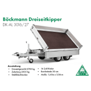 Böckmann DK-AL 3016/27, Dreiseitenkipper, 2700 kg