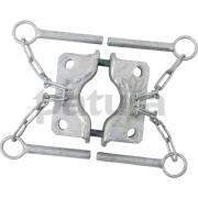 Schelle 60, 4 Halter
