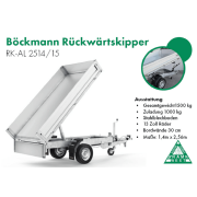 Böckmann RK-AL 2514/15, Rückwärtskipper, 1500 kg