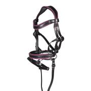 Hobby Horse Ledertrense Manchester Schwarz/ Rosa unterlegt