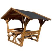 Überdachte Sitzgruppe relax